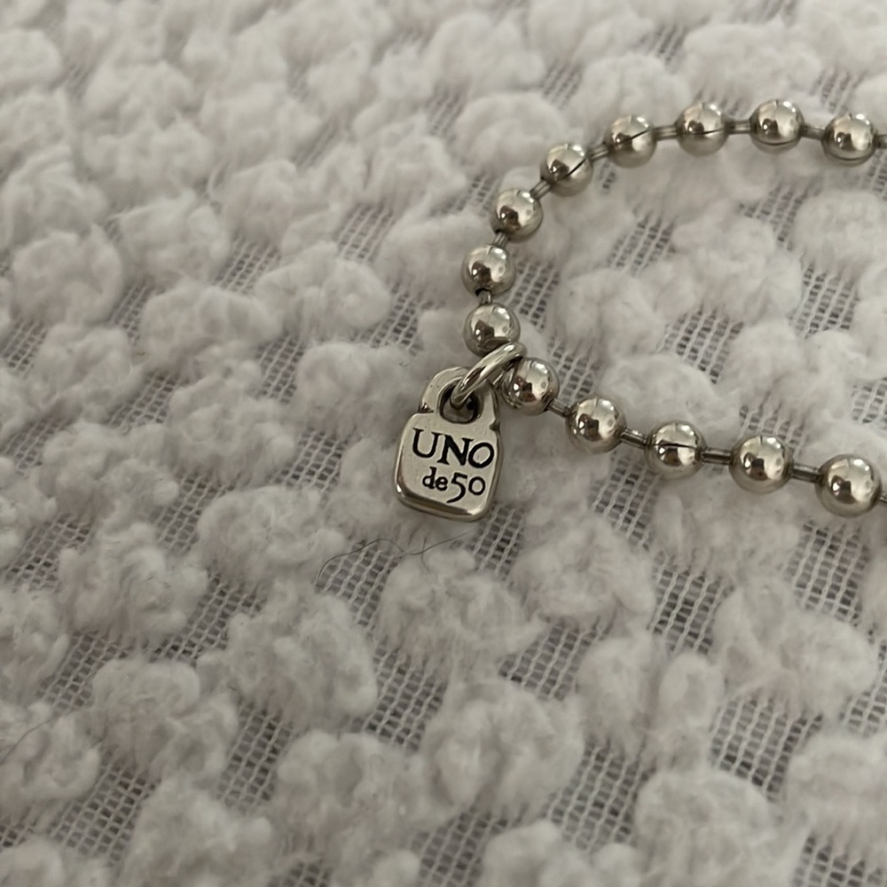 Uno de 50 silver bracelet